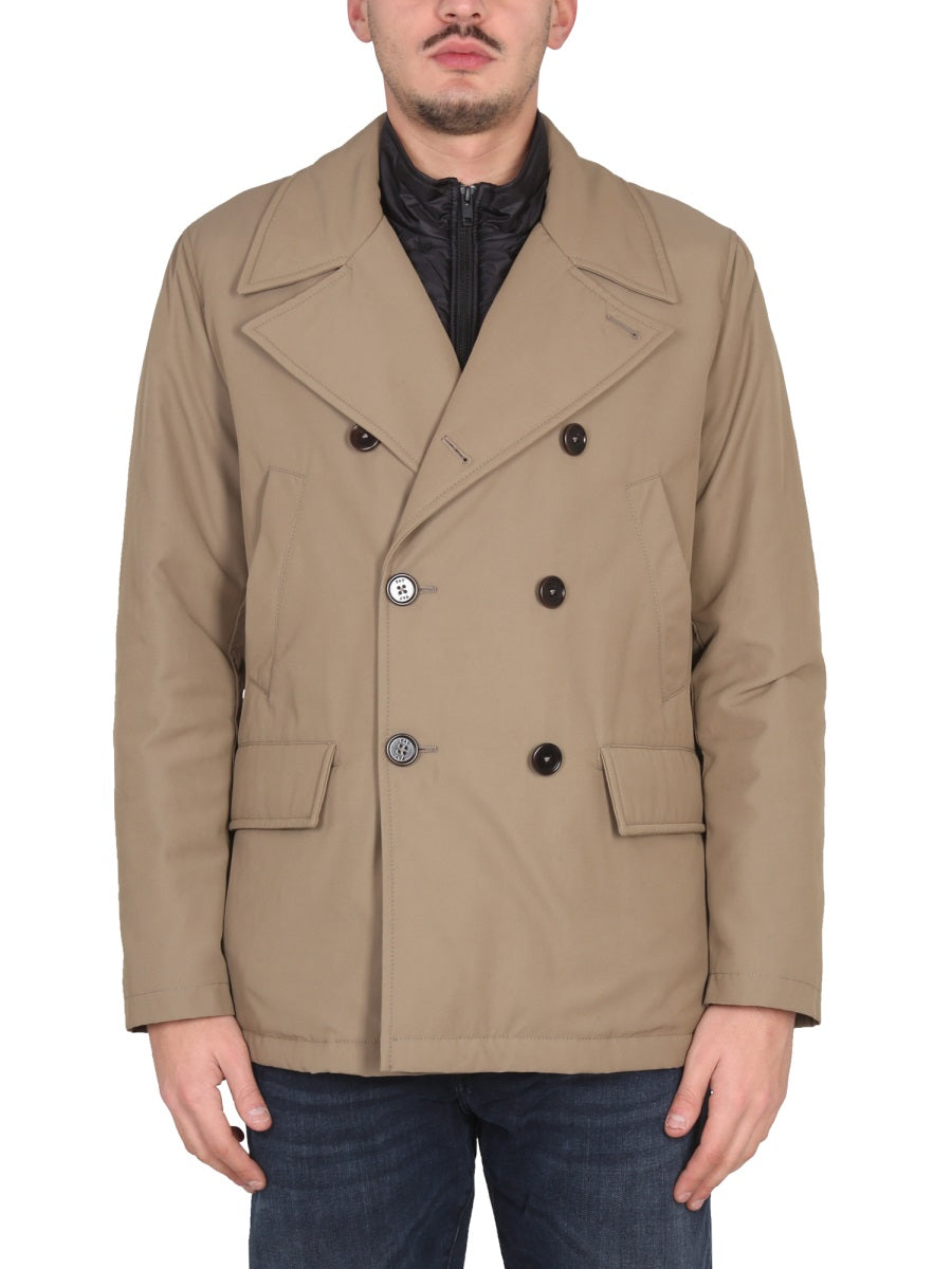 FAY Double Front Trench Coat for Men