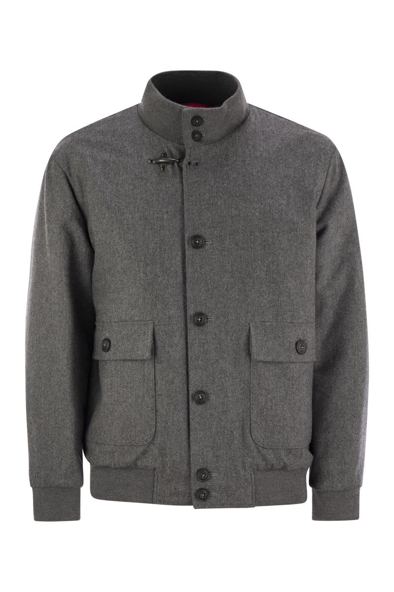 FAY Men's Wool Bomb Jacket