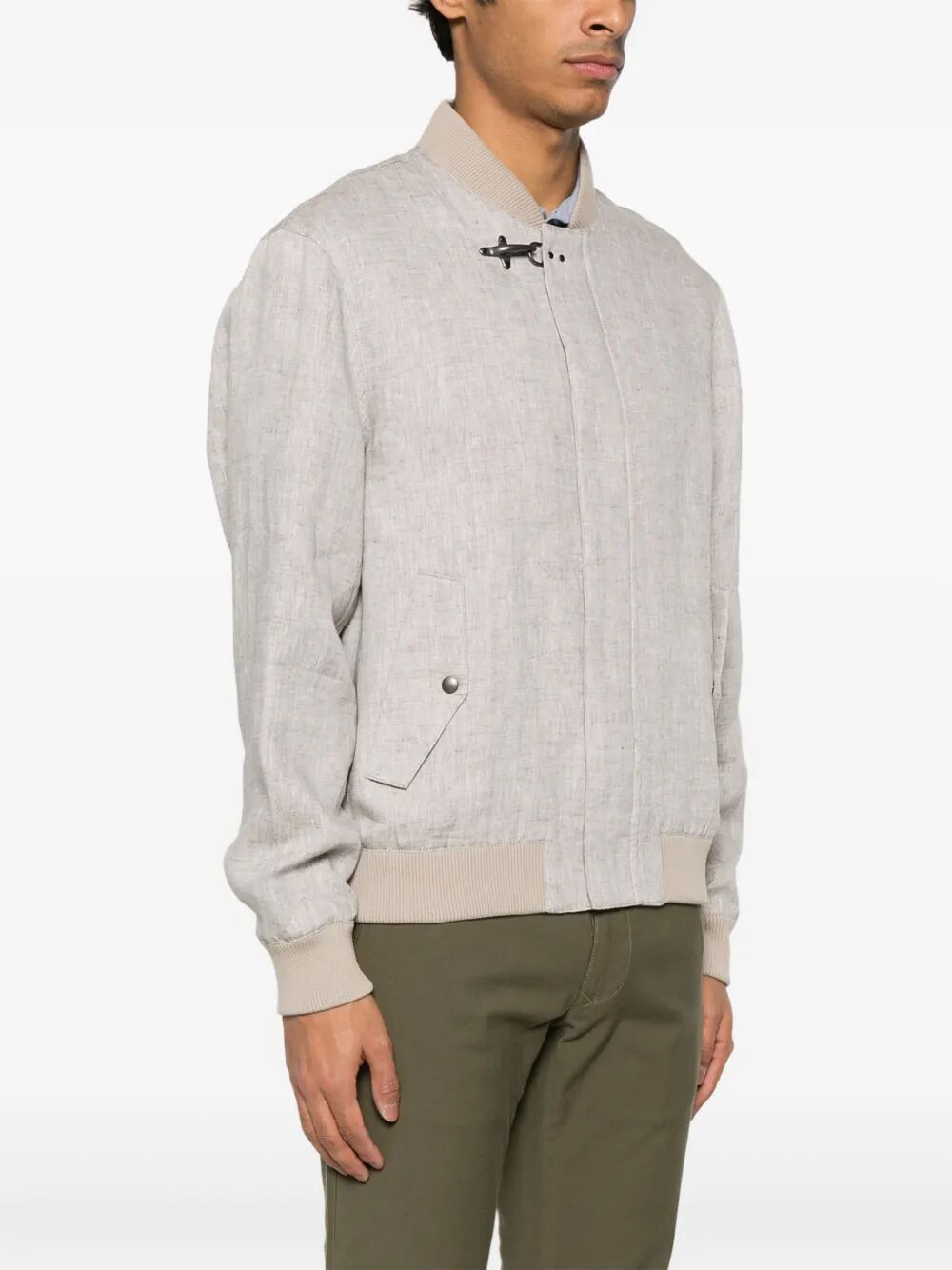 FAY Linen Jacket for Men - SS25 Collection