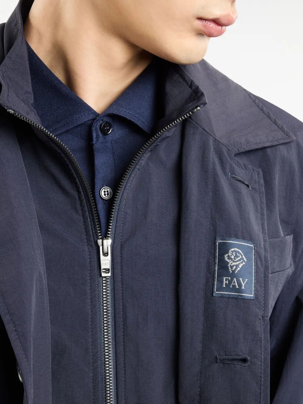 FAY Lightweight Polyamide Jacket for Men - SS25