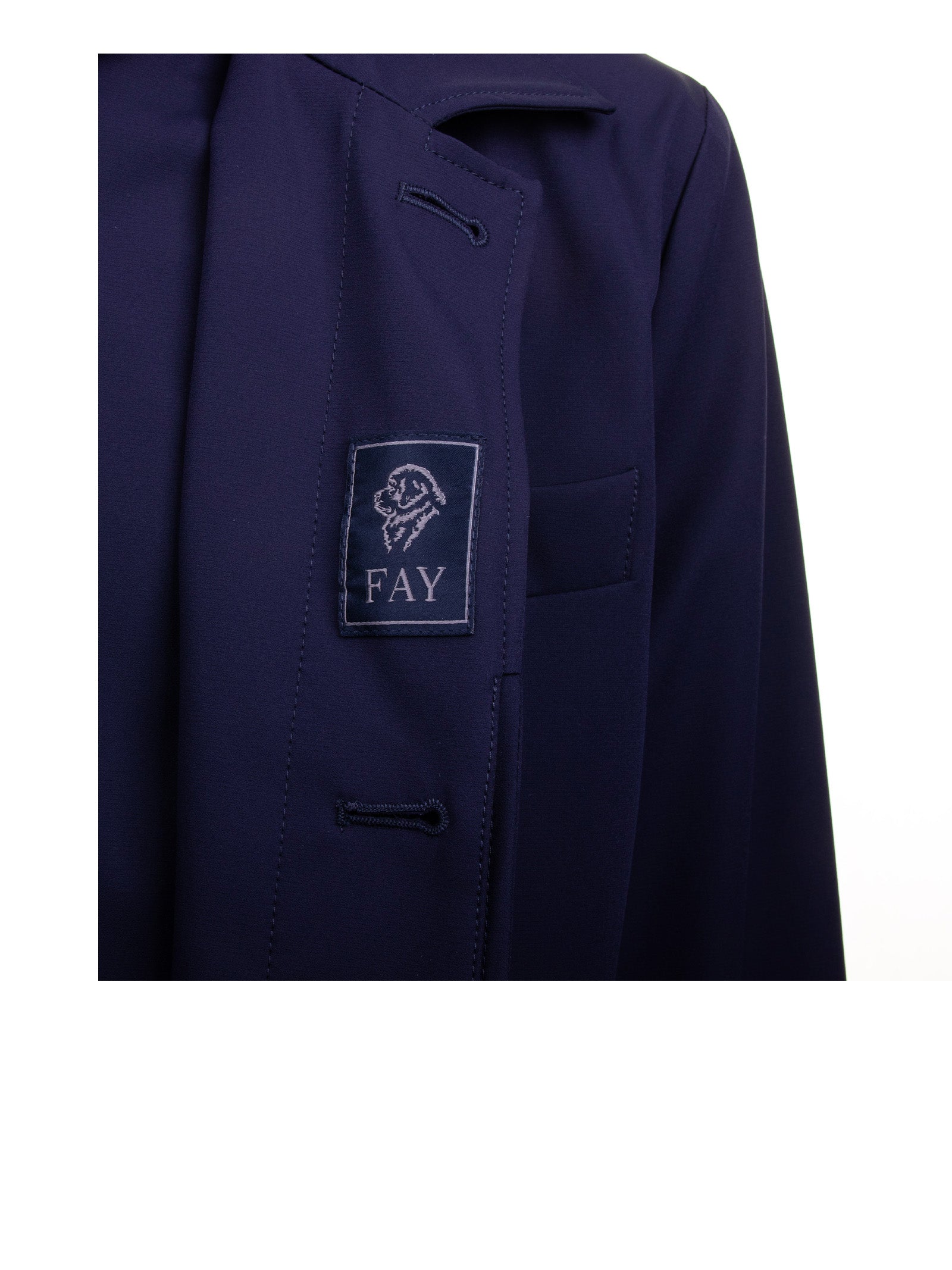 FAY Stretch Nylon Jacket with Water-Repellent Treatment for Men