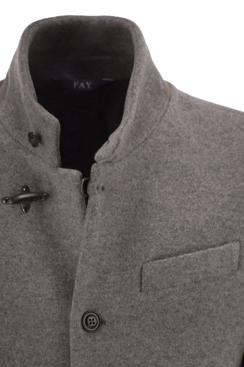 FAY Men's Wool Pea Jacket