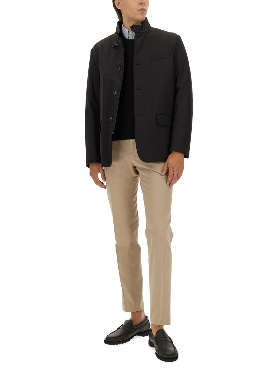 FAY Men's Hook-Detail Jacket - Size L