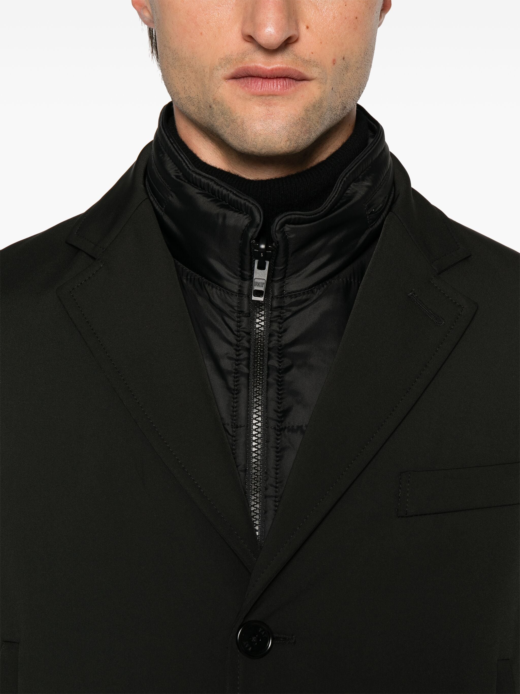 FAY Men's Double Polyester Jacket - FW25