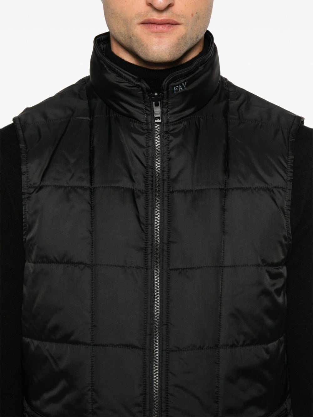 FAY Men's Quilted Jacket with Hood - FW24