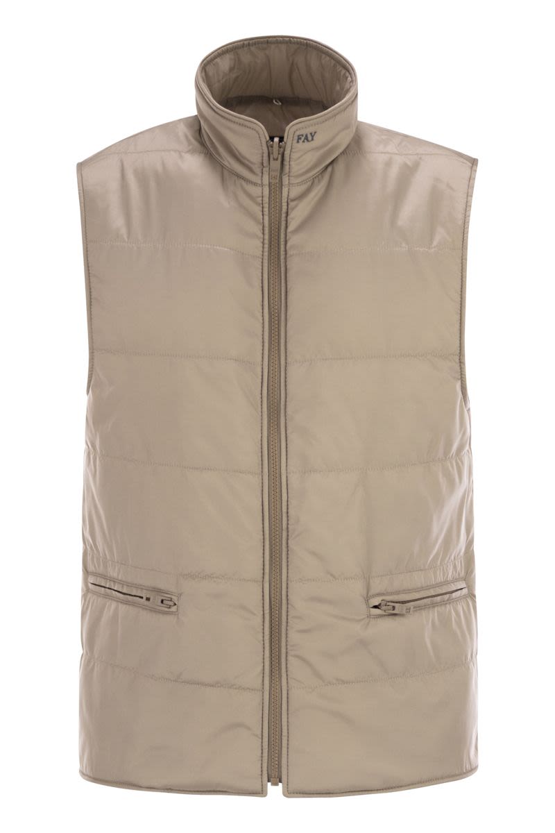 FAY Men's 3-in-1 Double Jacket in Wool and Cashmere Blend