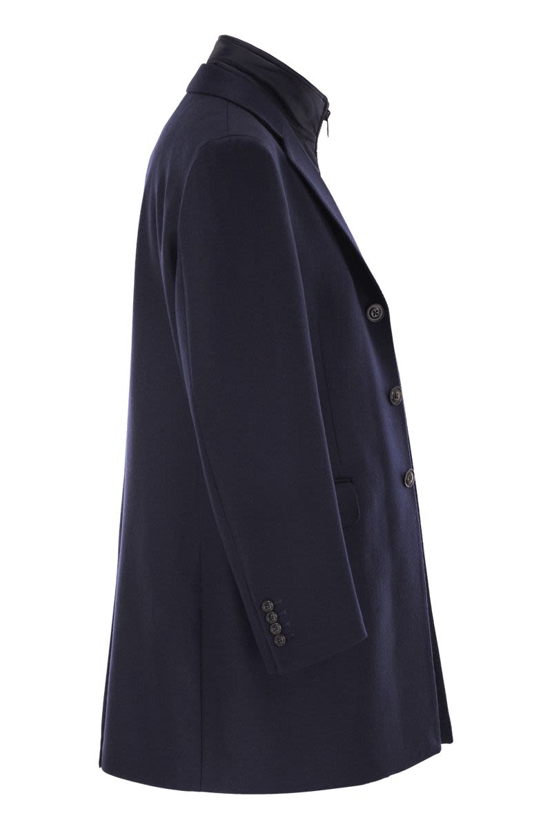 FAY Classic 3-in-1 Wool and Cashmere Double Jacket