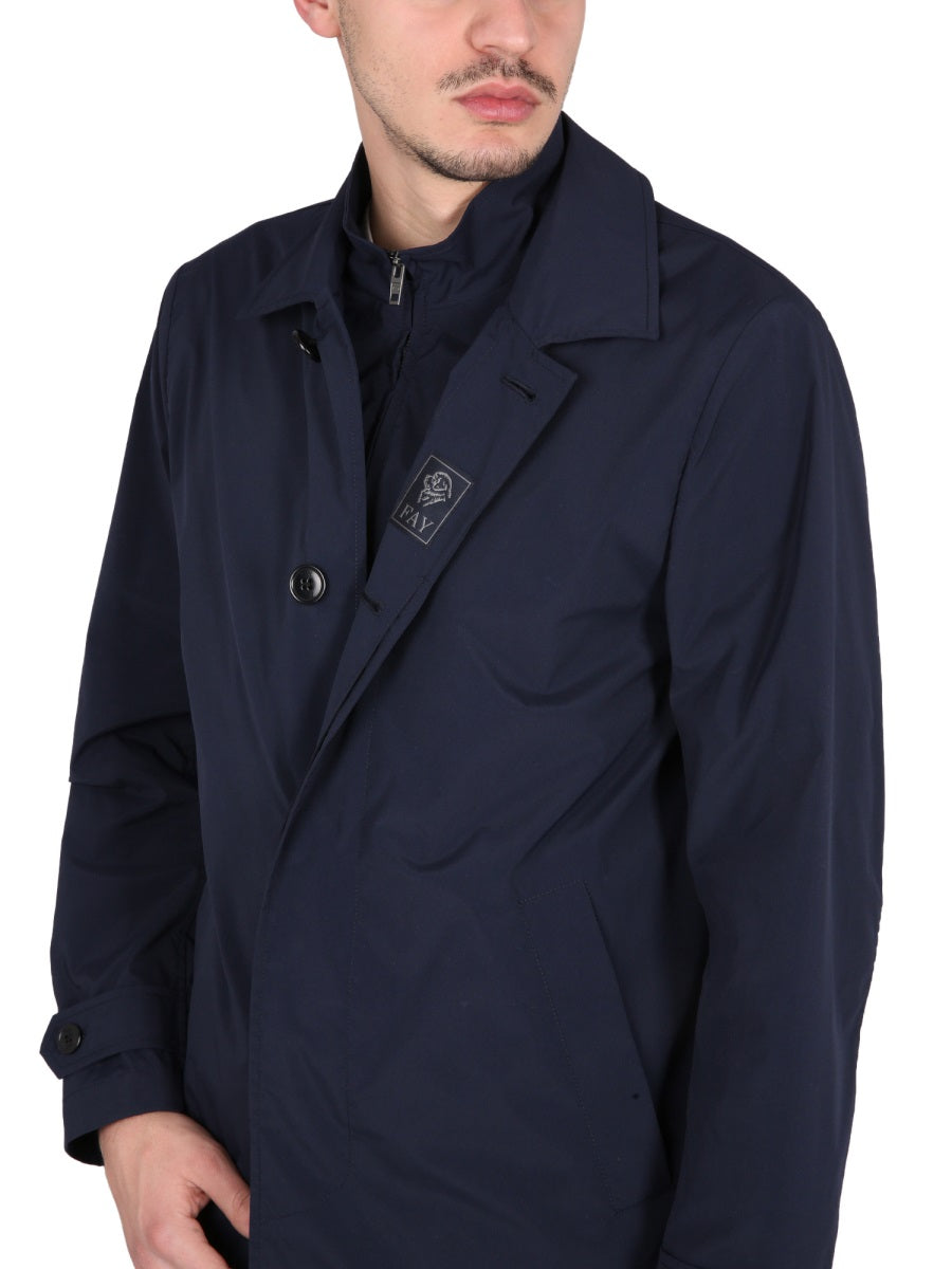 FAY Classic Morning Travel Trench Coat for Men
