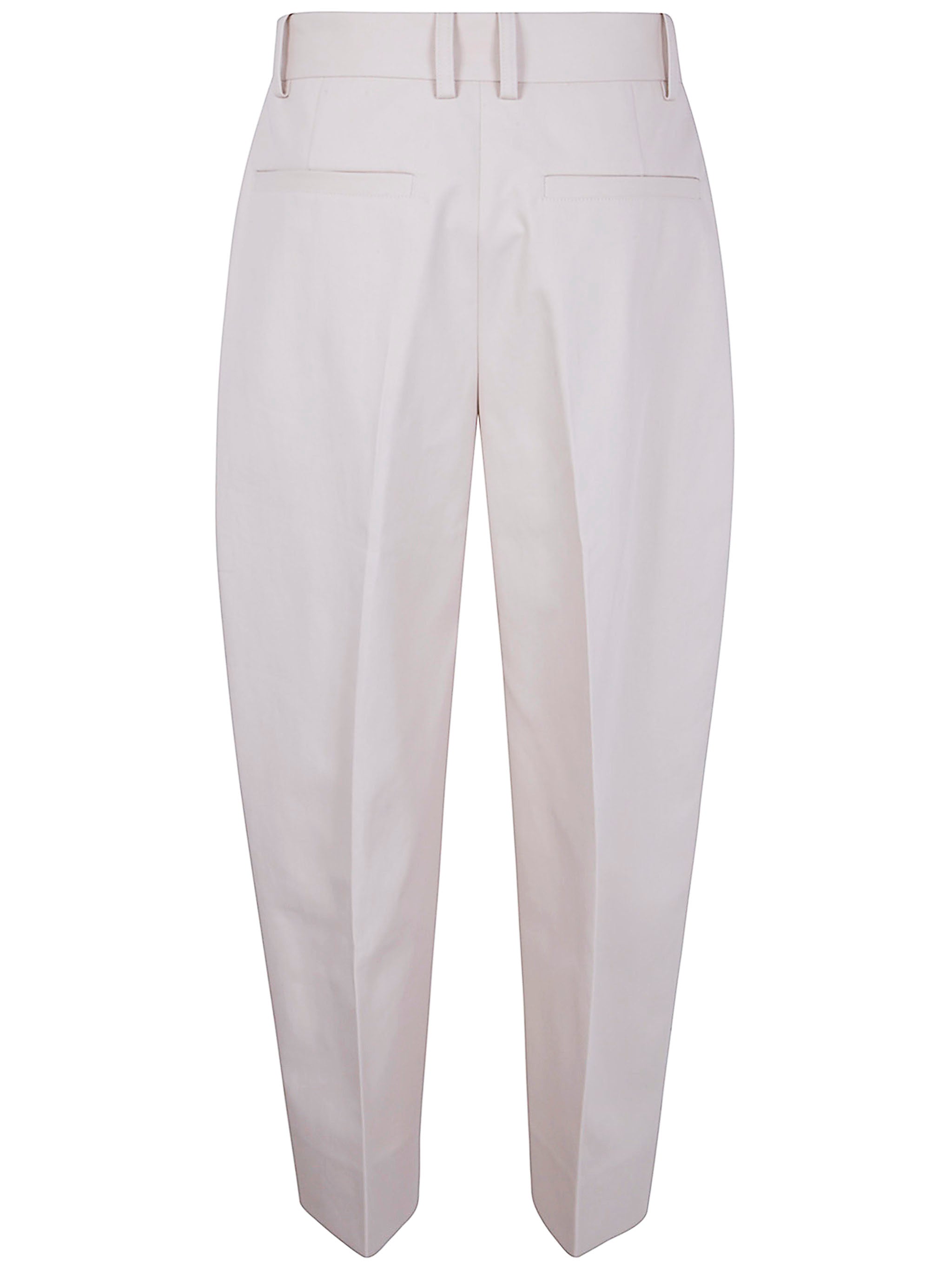 STUDIO NICHOLSON Double Pleat Wide Leg Trousers for Women