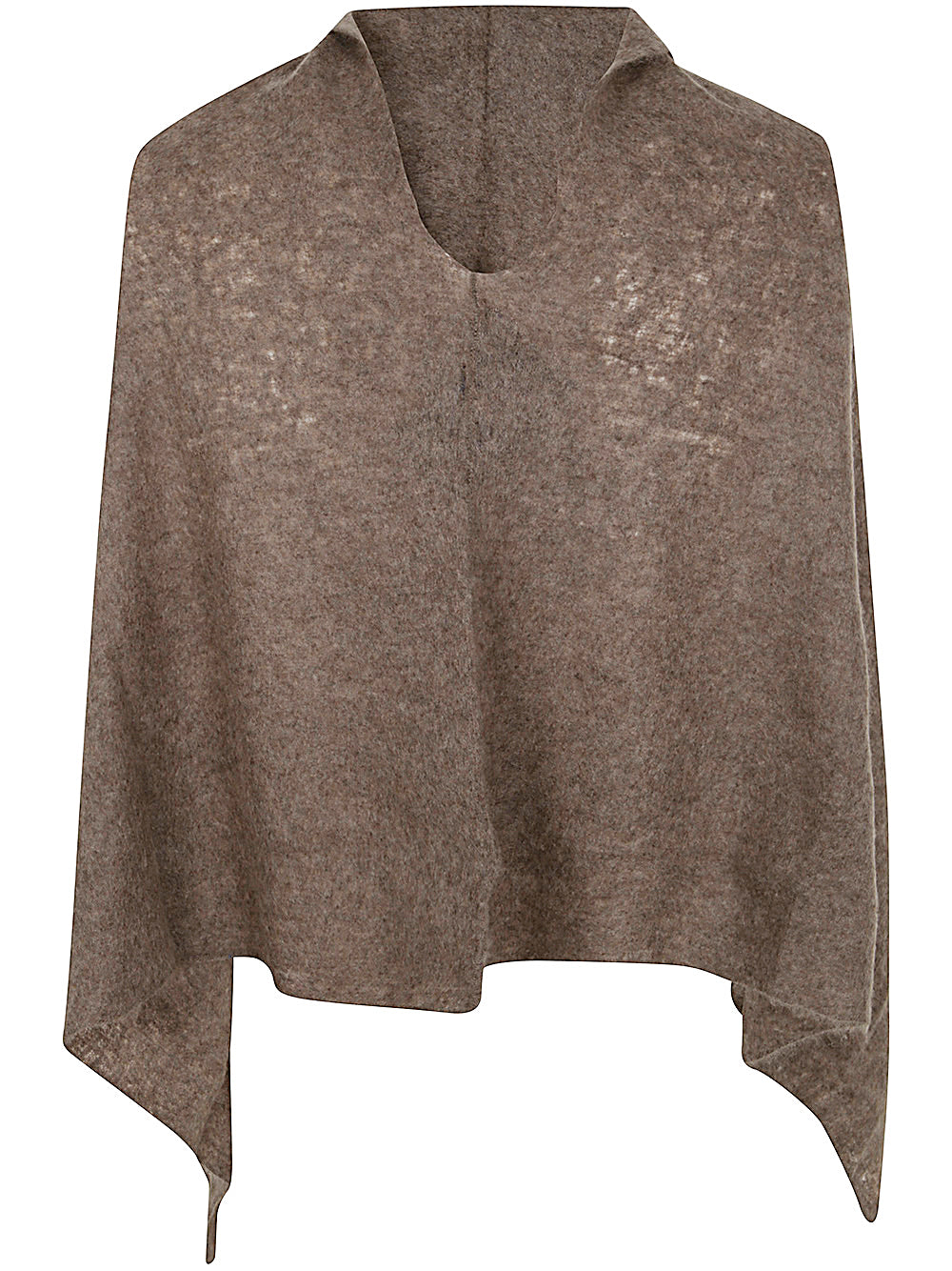 MIRROR IN THE SKY Open Knit Poncho