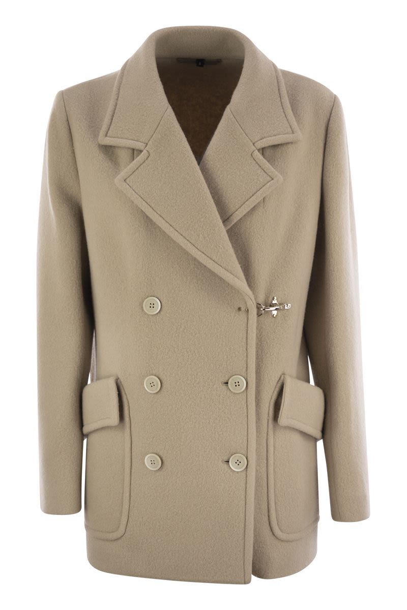 FAY Wool and Cashmere Peacoat - Women's