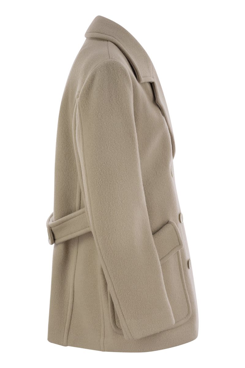 FAY Wool and Cashmere Peacoat - Women's