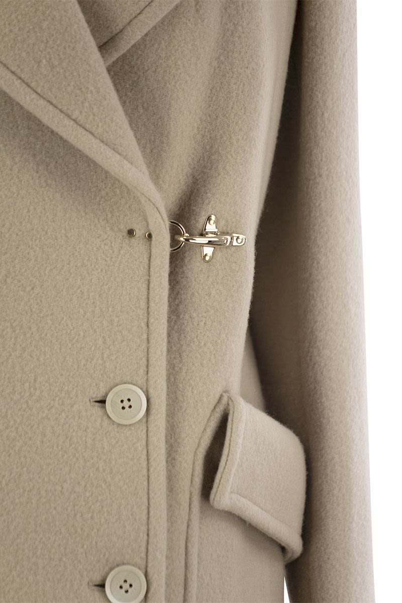 FAY Wool and Cashmere Peacoat - Women's