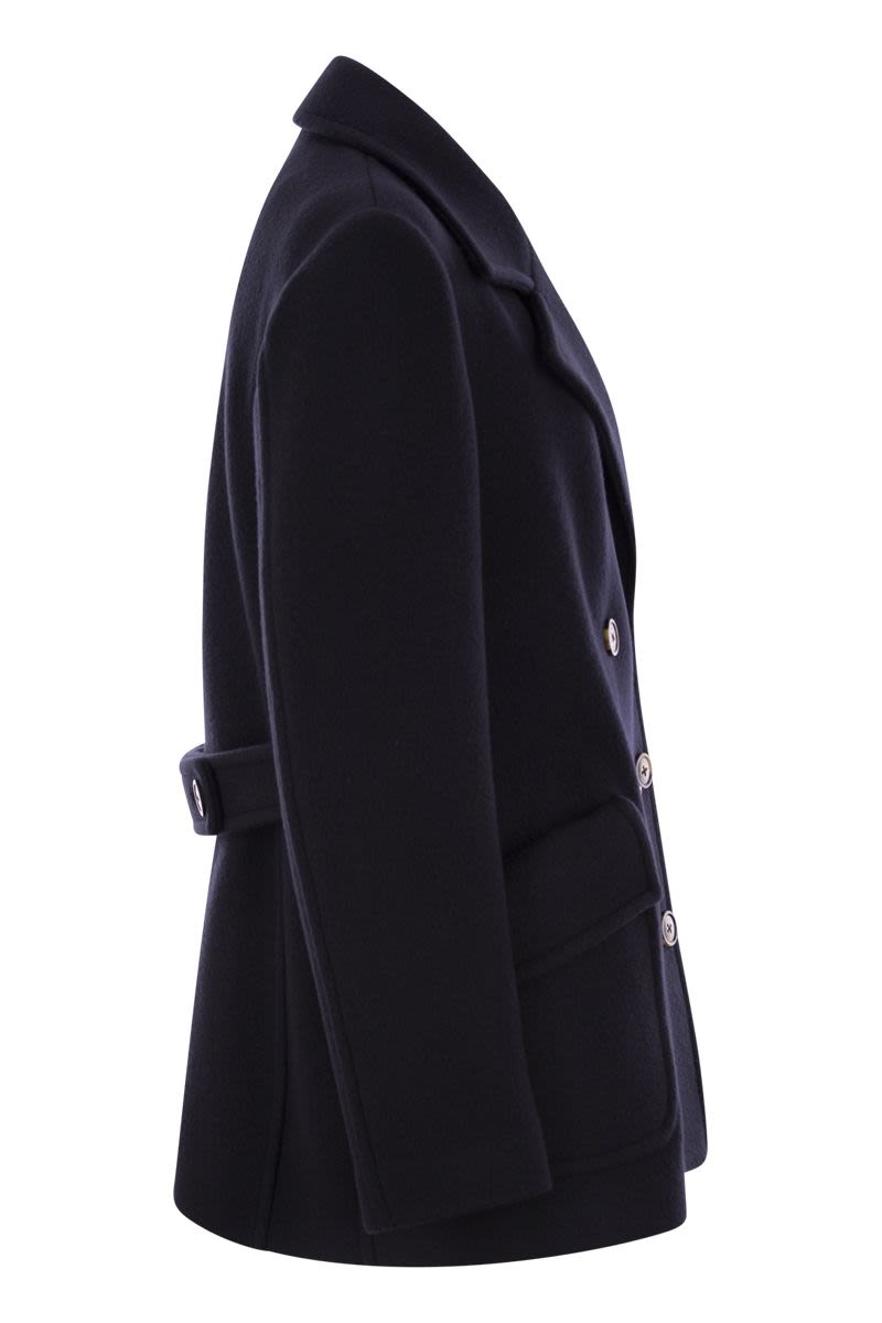 FAY Wool and Cashmere Blend Peacoat for Women