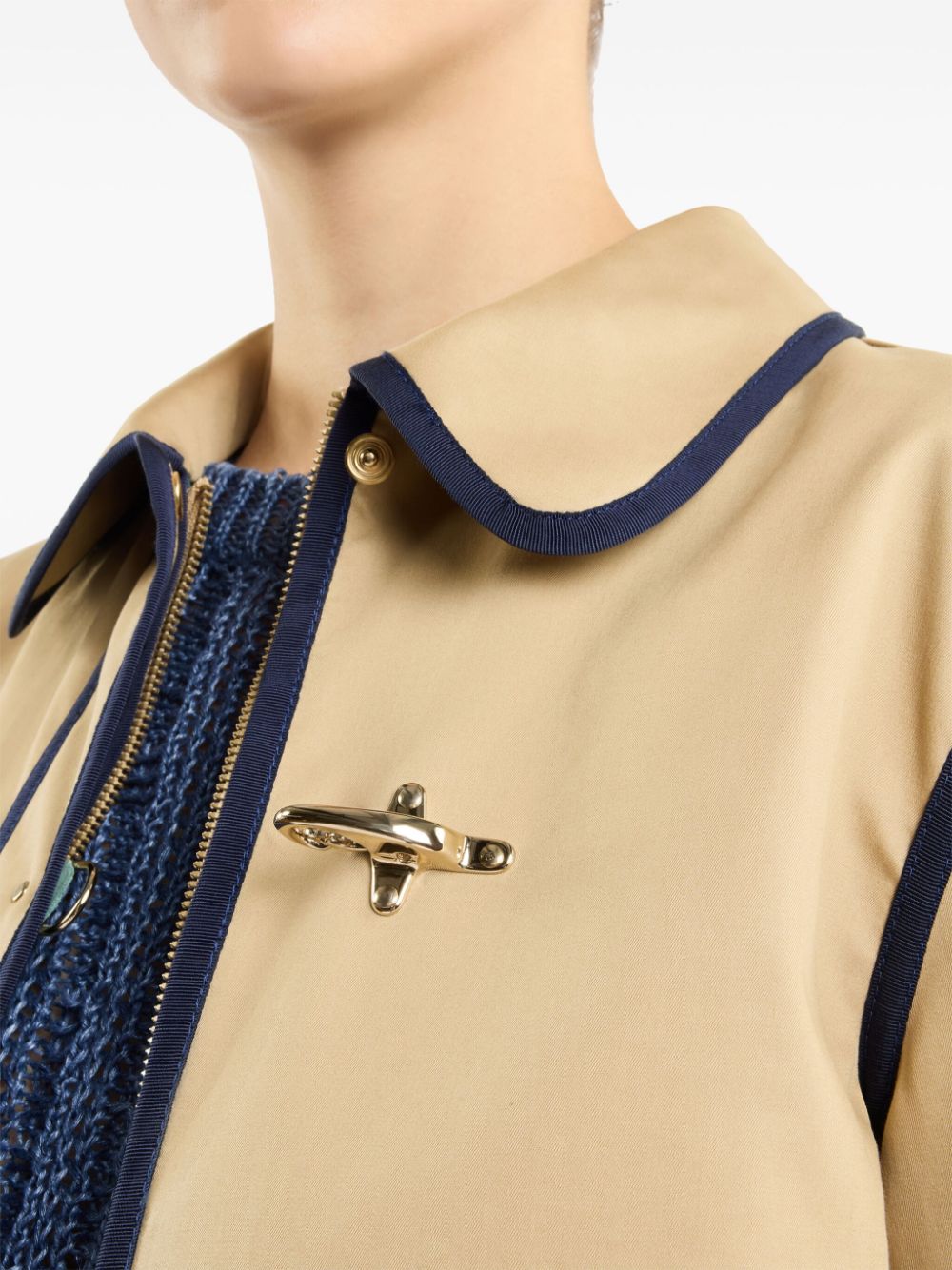 FAY Stretch Gabardine Caban Jacket - Women's