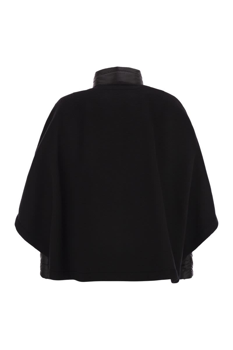 FAY 3-IN-1 DOUBLE-SIDED WOOL AND CASHMERE CAPE