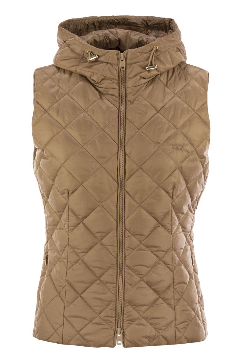 FAY Women's Diamond-Quilted Nylon Waistcoat