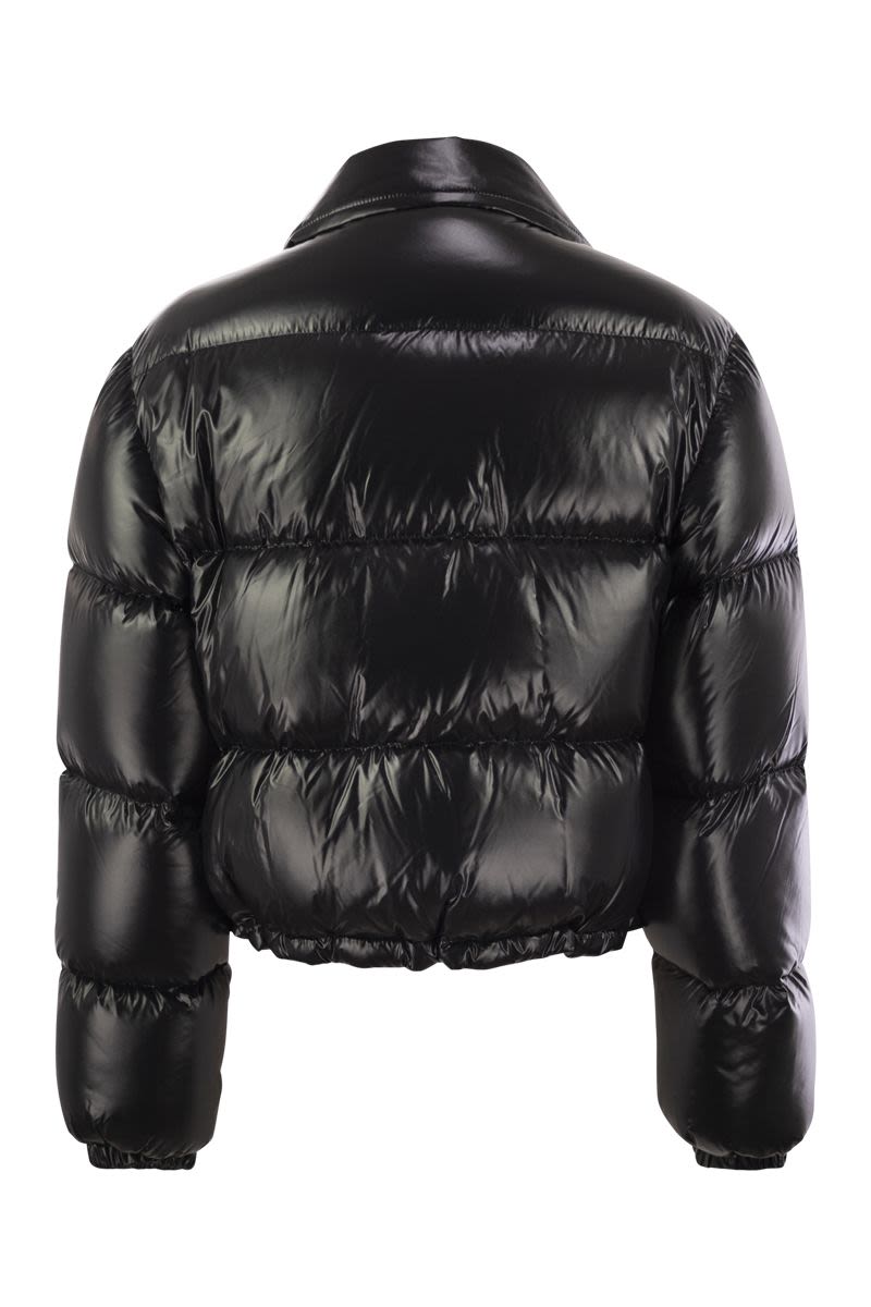 FAY Mini 3-Hook Cropped Down Jacket