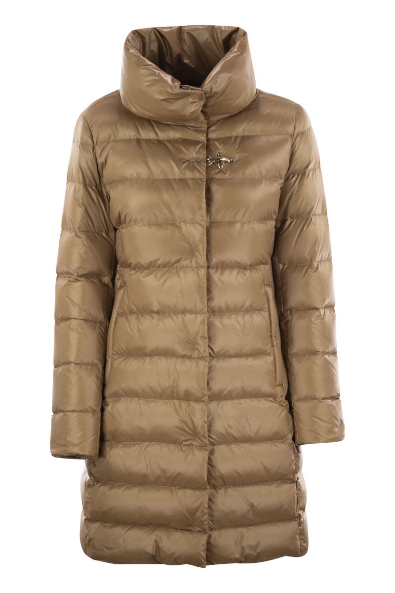 FAY Long Down Jacket with Hook for Women