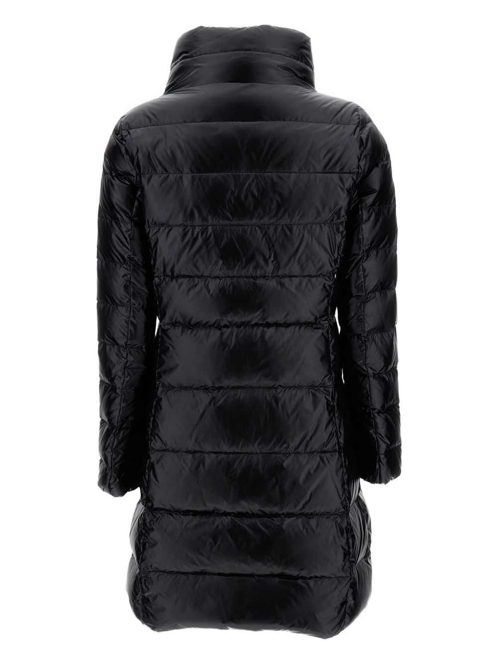 FAY Women's Long Down Jacket with Stand Collar
