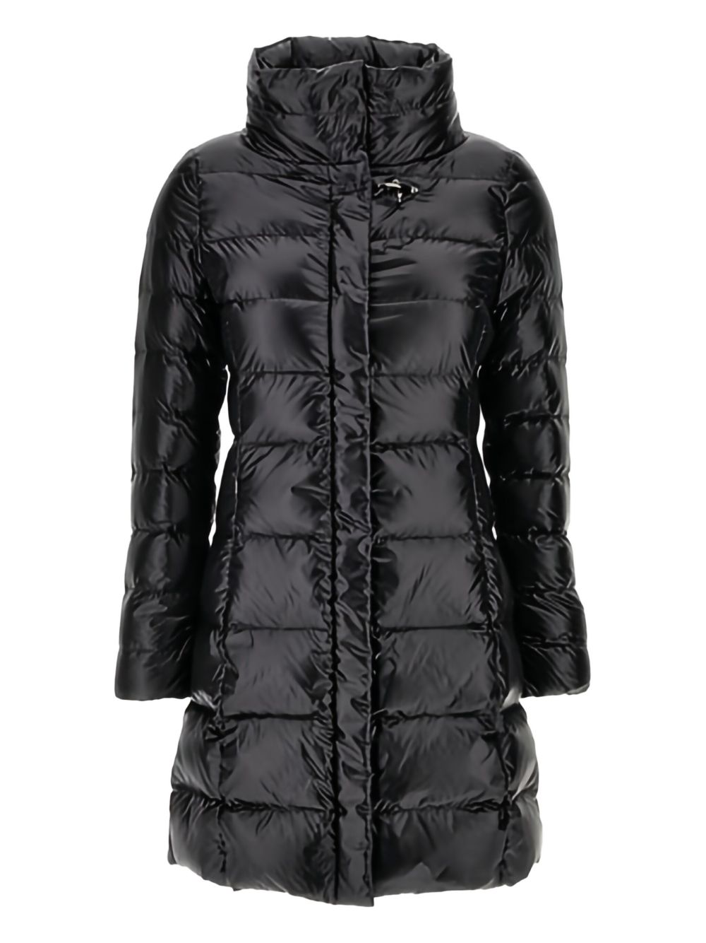 FAY Women's Long Down Jacket with Stand Collar