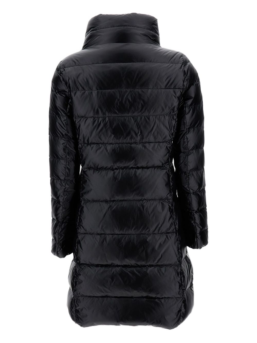 FAY Women's Long Down Jacket with Stand Collar