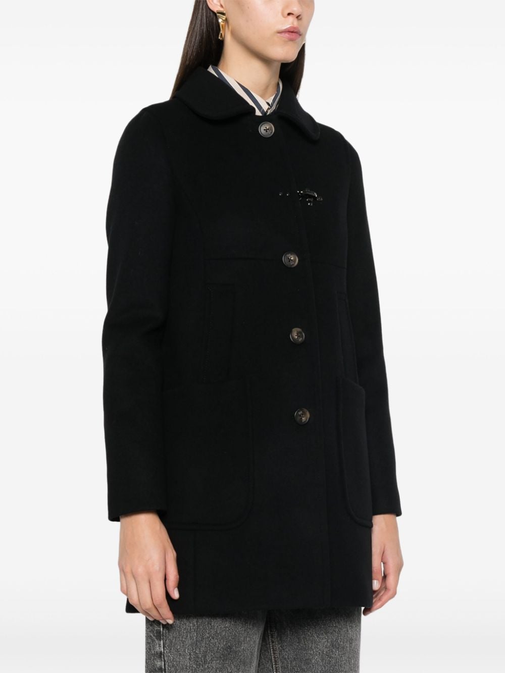 FAY Elegant Single-Breasted Mini Jacket