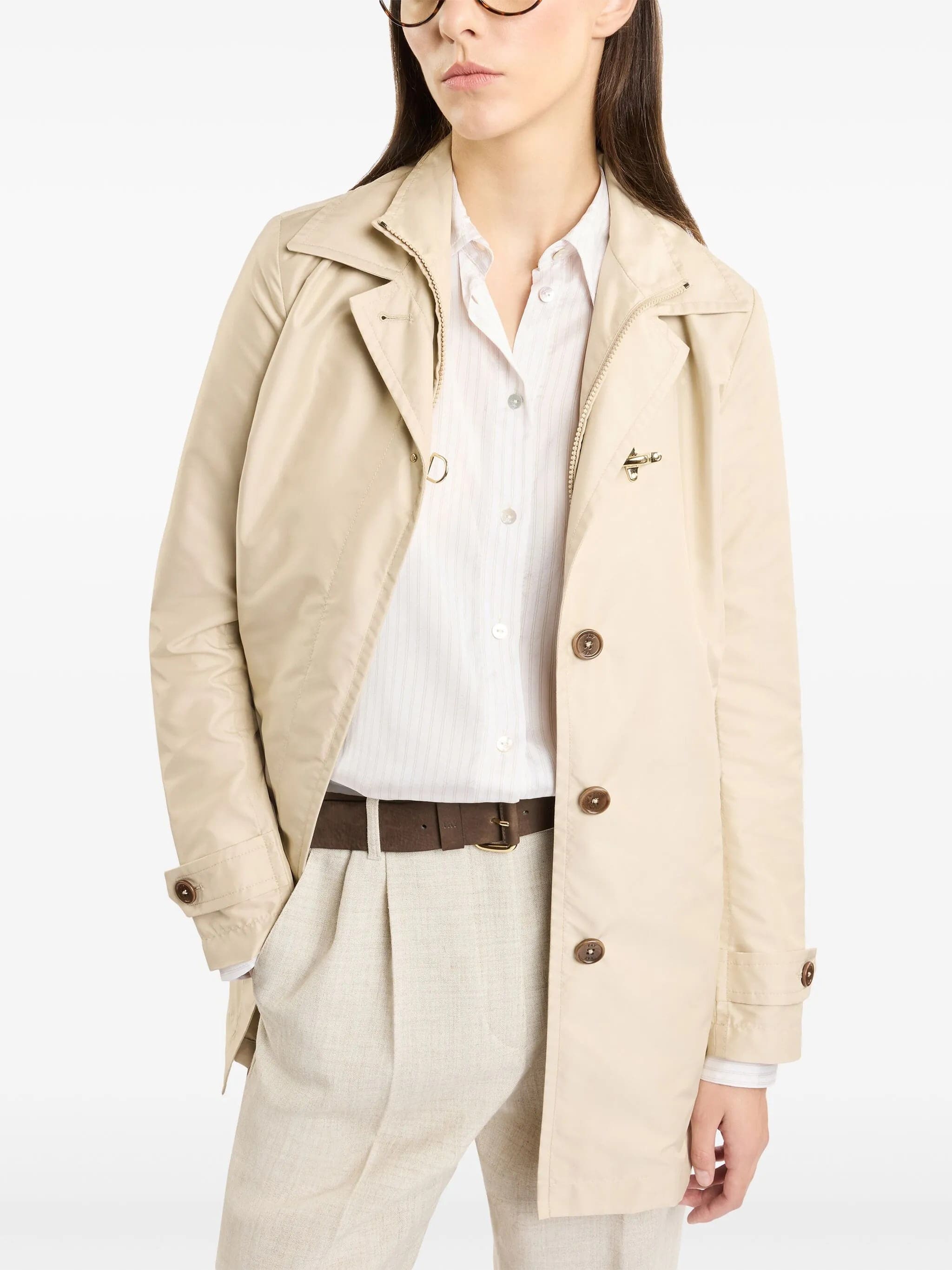 FAY Technical Poplin Jacket - Mini Fit for Women