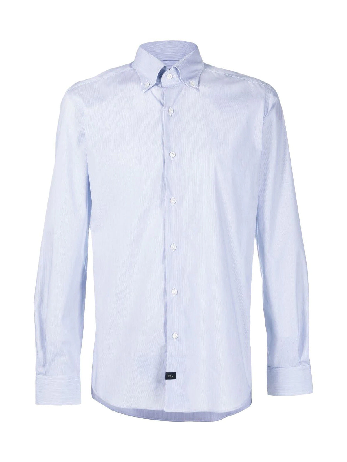 FAY Stretch Button Down Shirt for Men - FW22 Collection