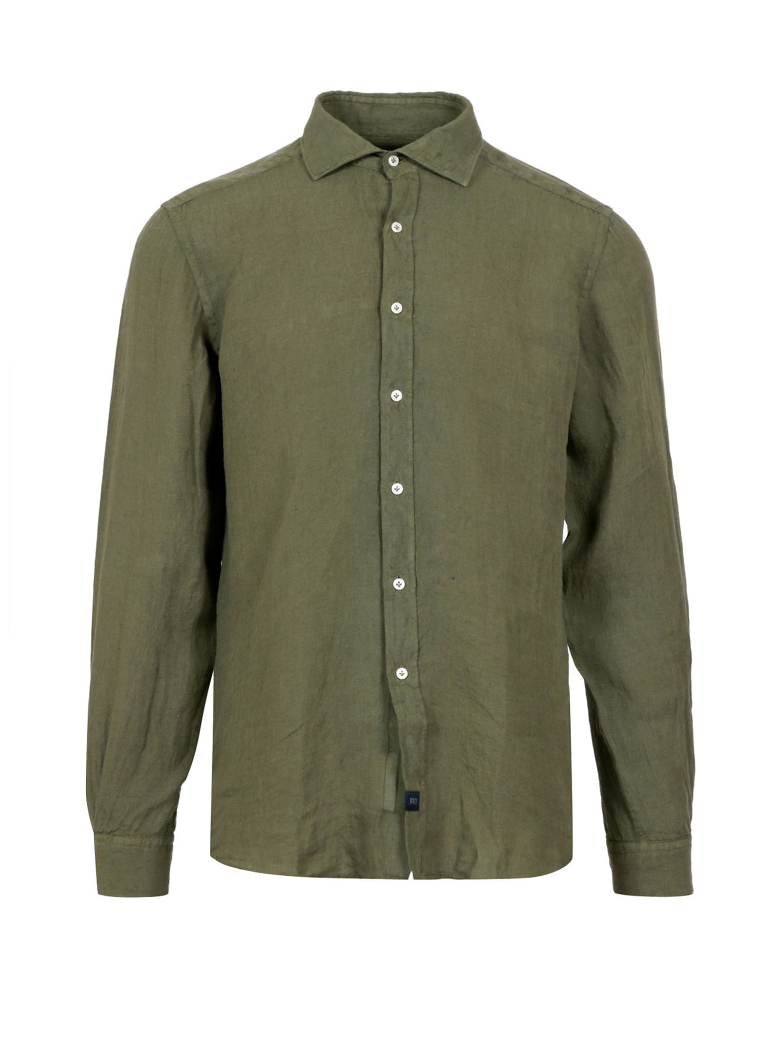 FAY Men's Military Mini Shirt for SS24