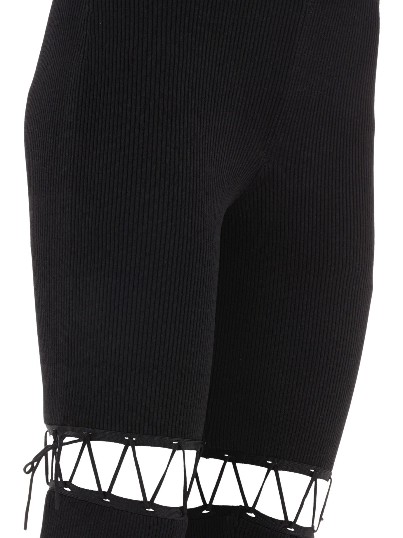 NENSI DOJAKA Flared Laced Leggings for Women - Perfect for Fall/Winter
