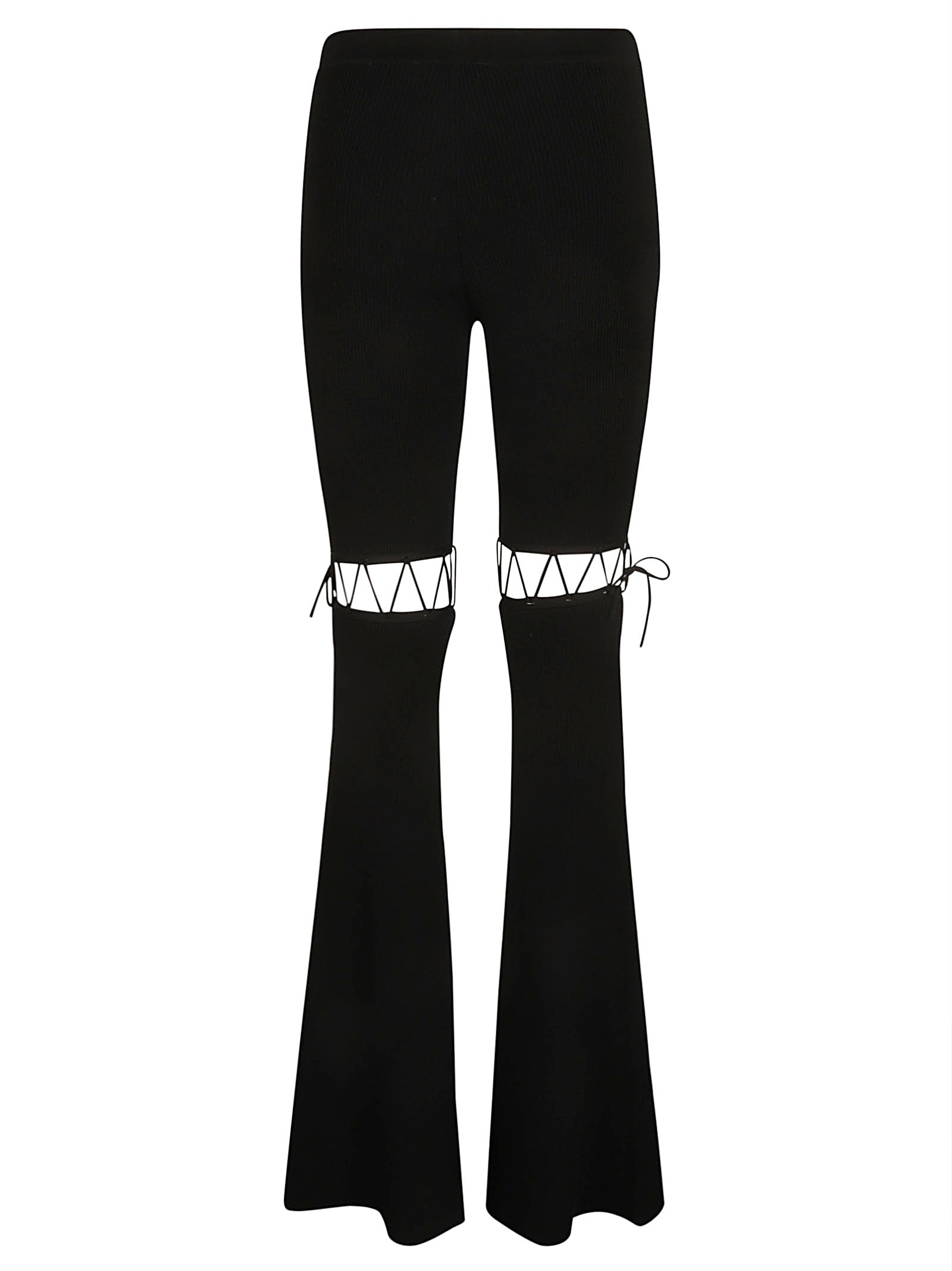 NENSI DOJAKA Flared Laced Leggings for Women - Perfect for Fall/Winter