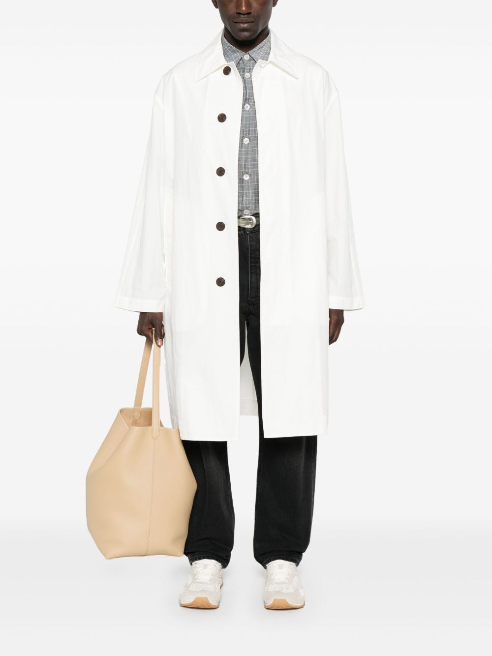 STUDIO NICHOLSON Nylon and Cotton Blend Jacket for Women - SS25