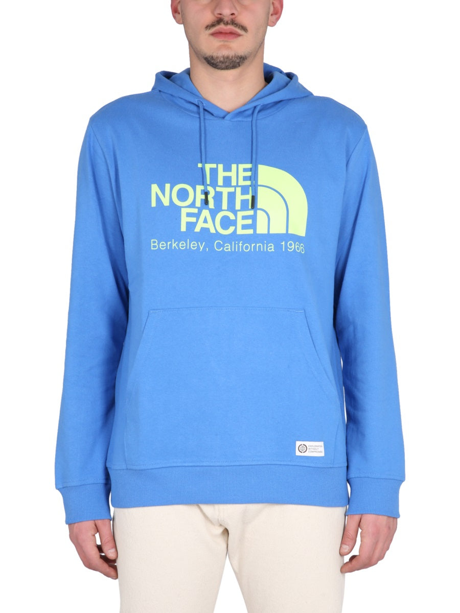 THE NORTH FACE Embroidered Logo Sweatshirt with Drawstring Hood for Men