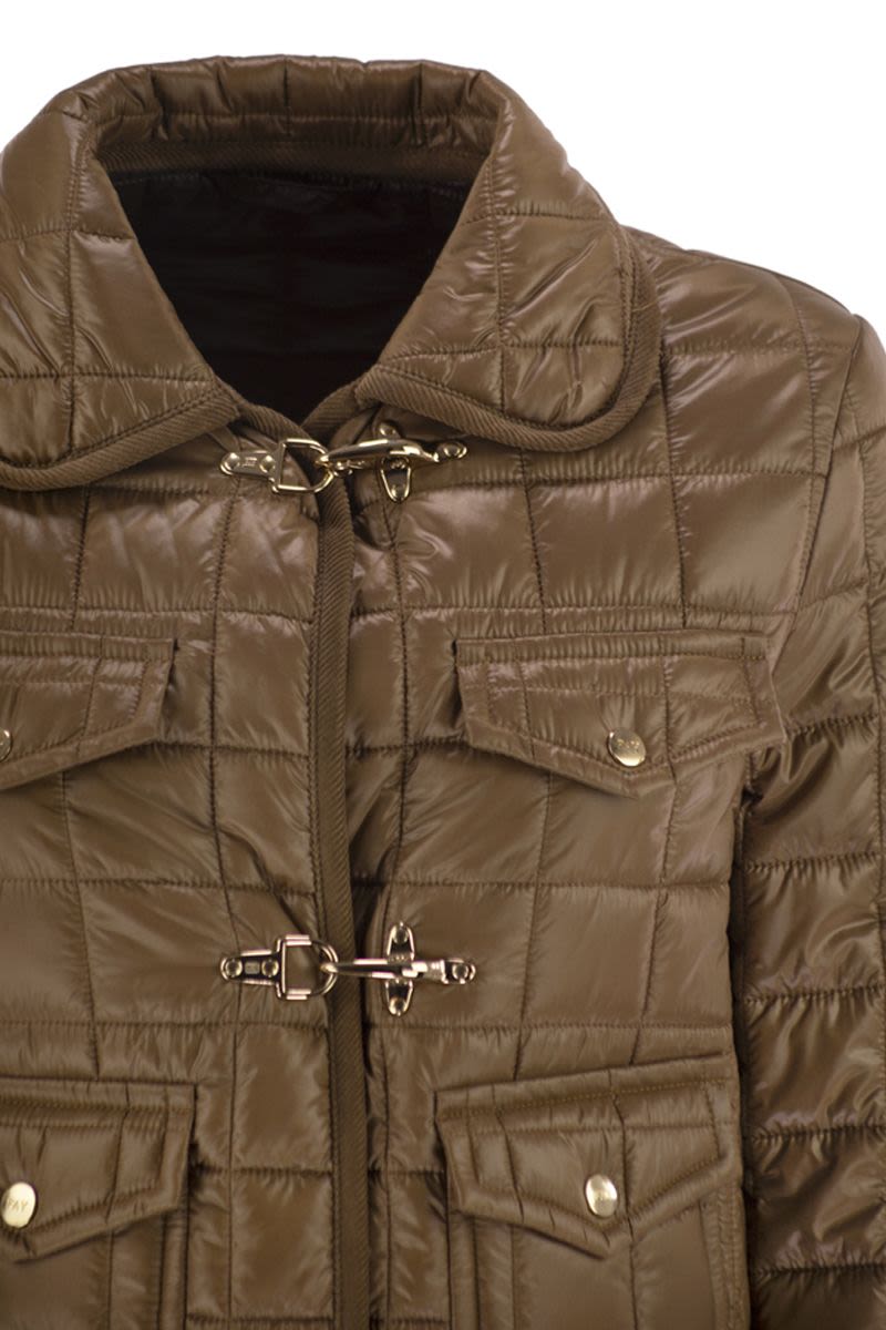 FAY Oversized Collar 3 Hook Padded Jacket