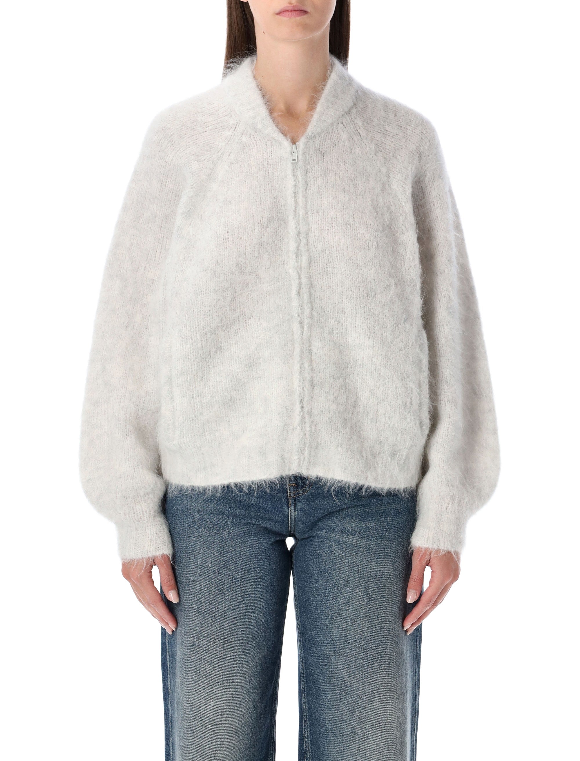 AMERICAN VINTAGE Mini Cropped Mohair Cardigan