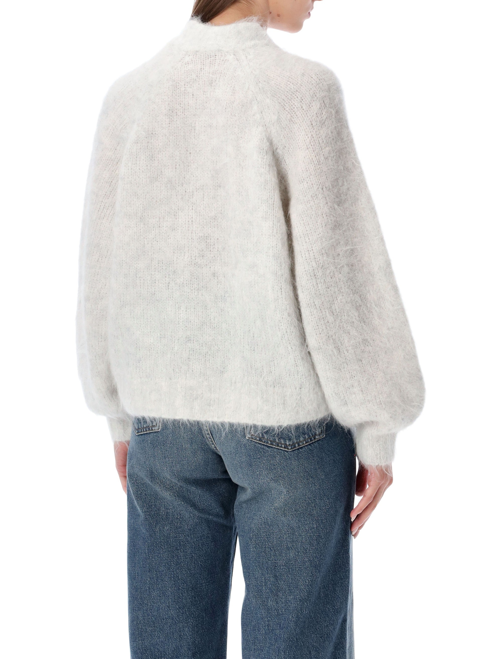 AMERICAN VINTAGE Mini Cropped Mohair Cardigan