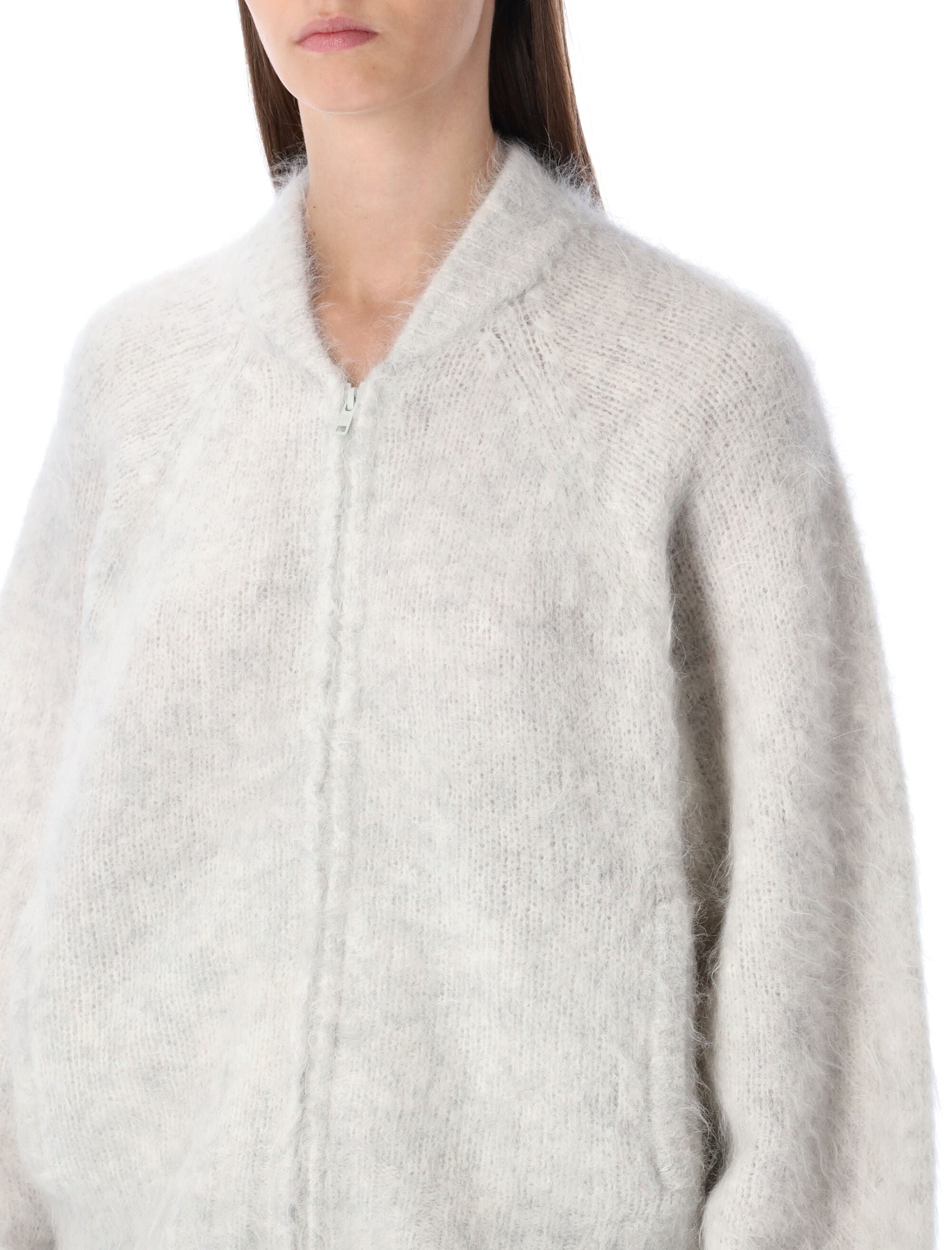 AMERICAN VINTAGE Mini Cropped Mohair Cardigan