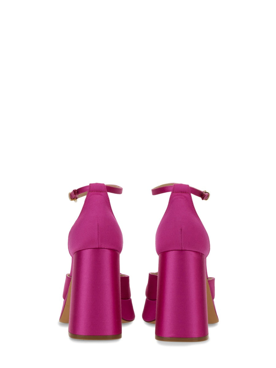 ROBERTO FESTA Silk Neckline Mini Pumps for Women