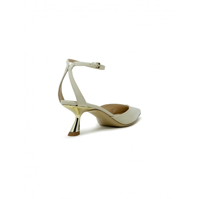 NINALILOU Sleek Patent Pumps with 50 mm Heel