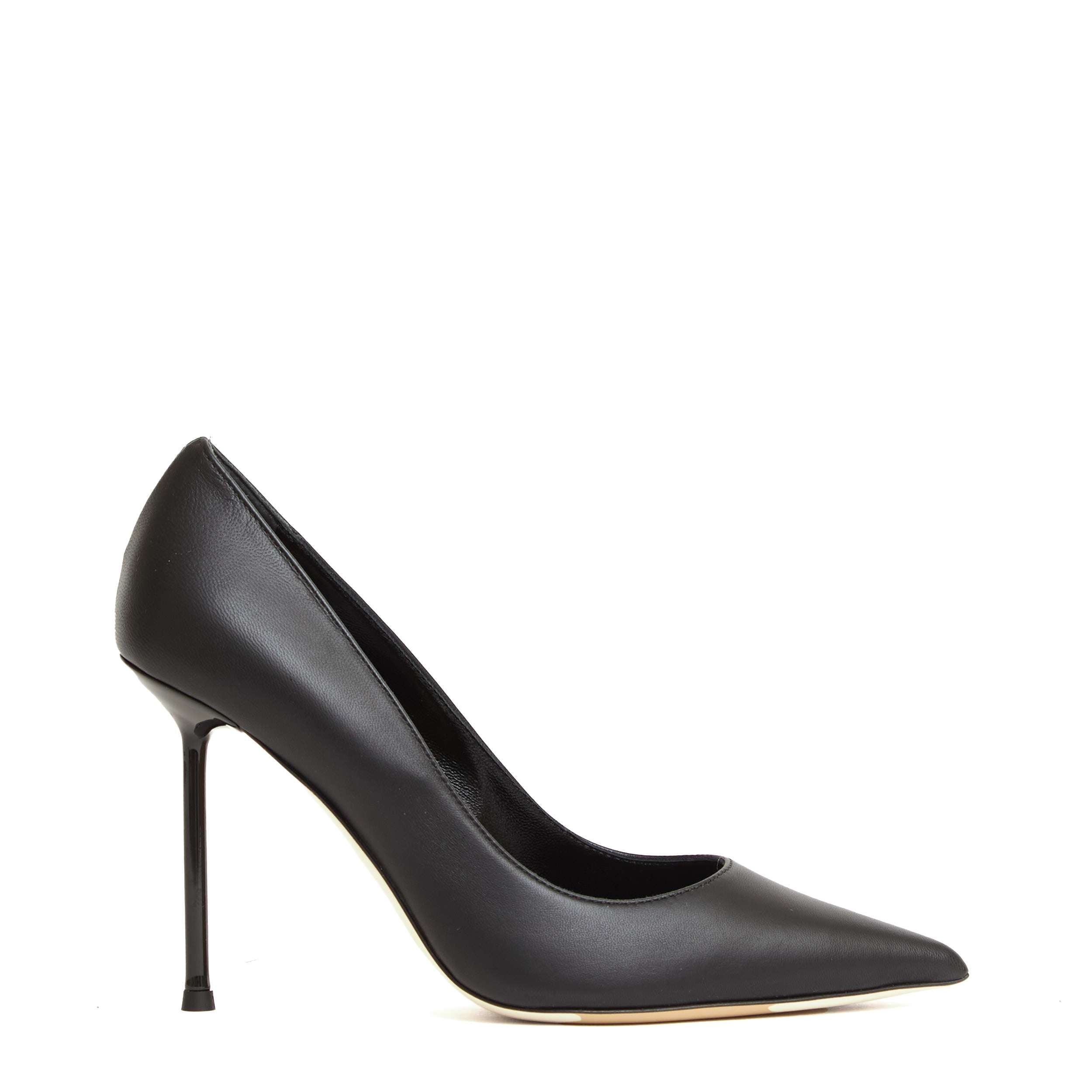 NINALILOU Elegant Pumps with 10 cm Chrome Heel