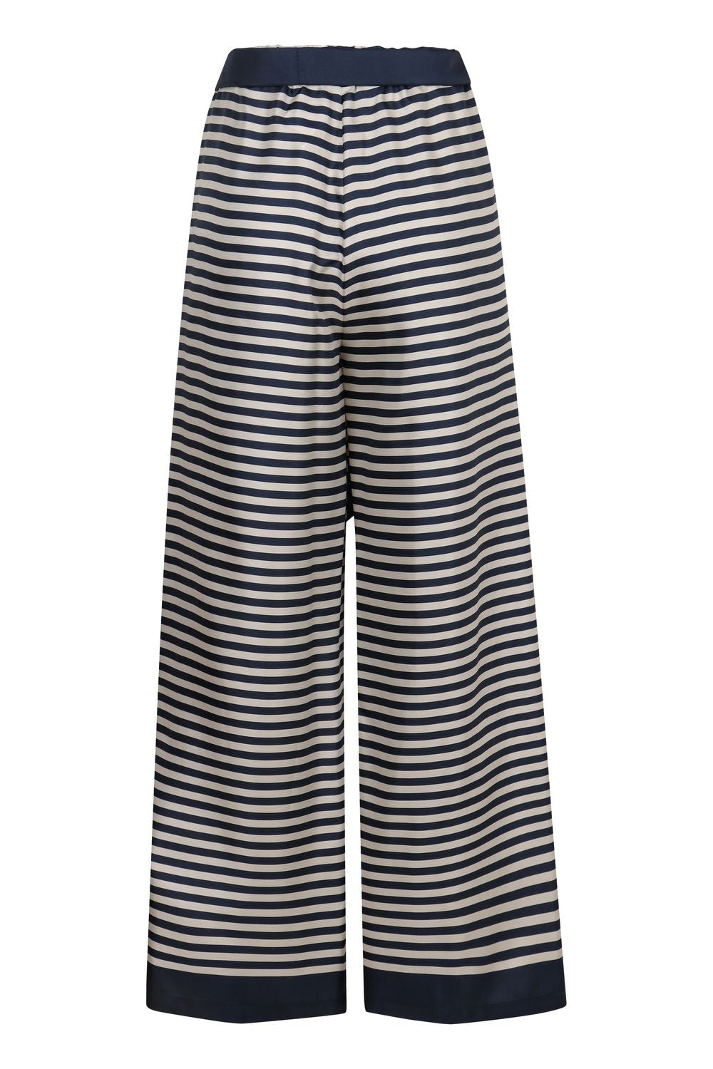 S MAX MARA Silk Trousers with Adjustable Drawstring Waist