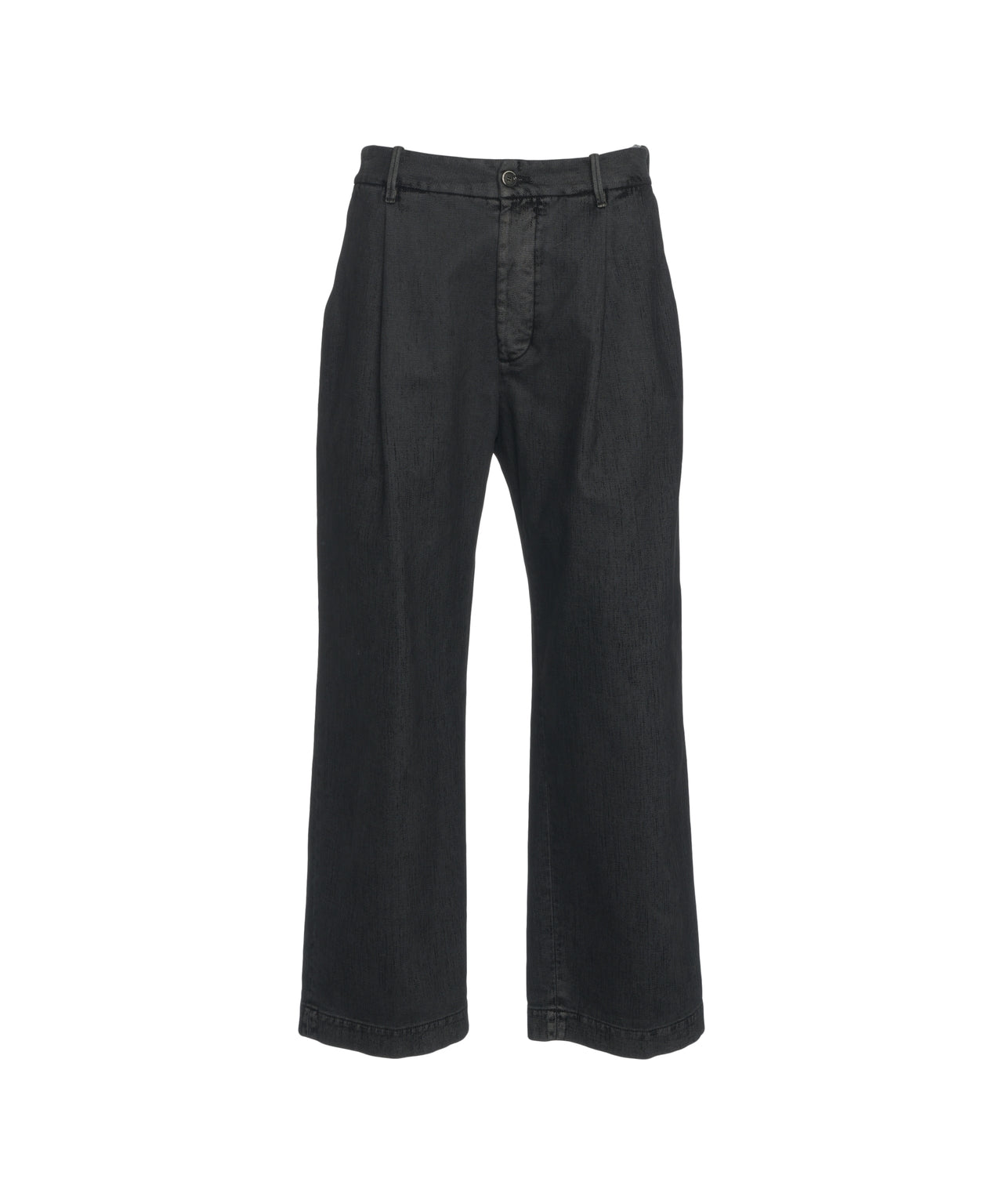 NINE IN THE MORNING Relaxed Wide-Fit Pleated Trousers for Men