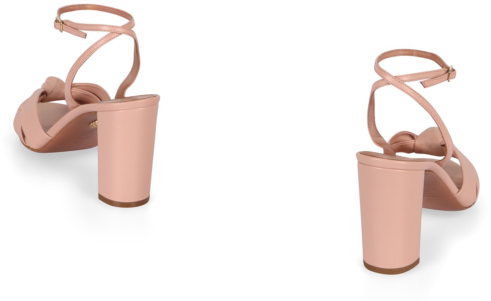 AQUAZZURA Adjustable Mini Leather Sandals