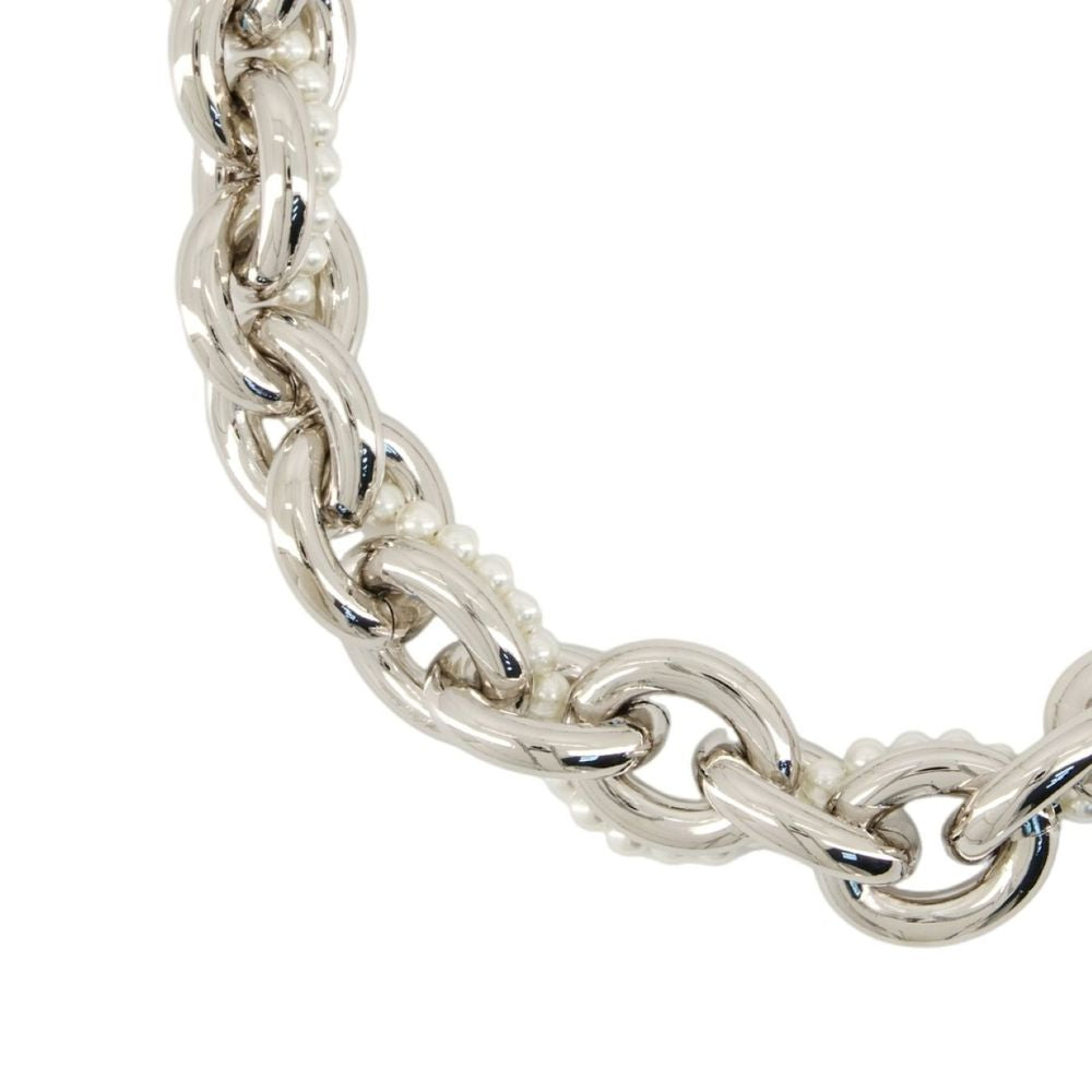 SIMONE ROCHA XL Pearl & Chain Necklace with Encased Pearl Flower