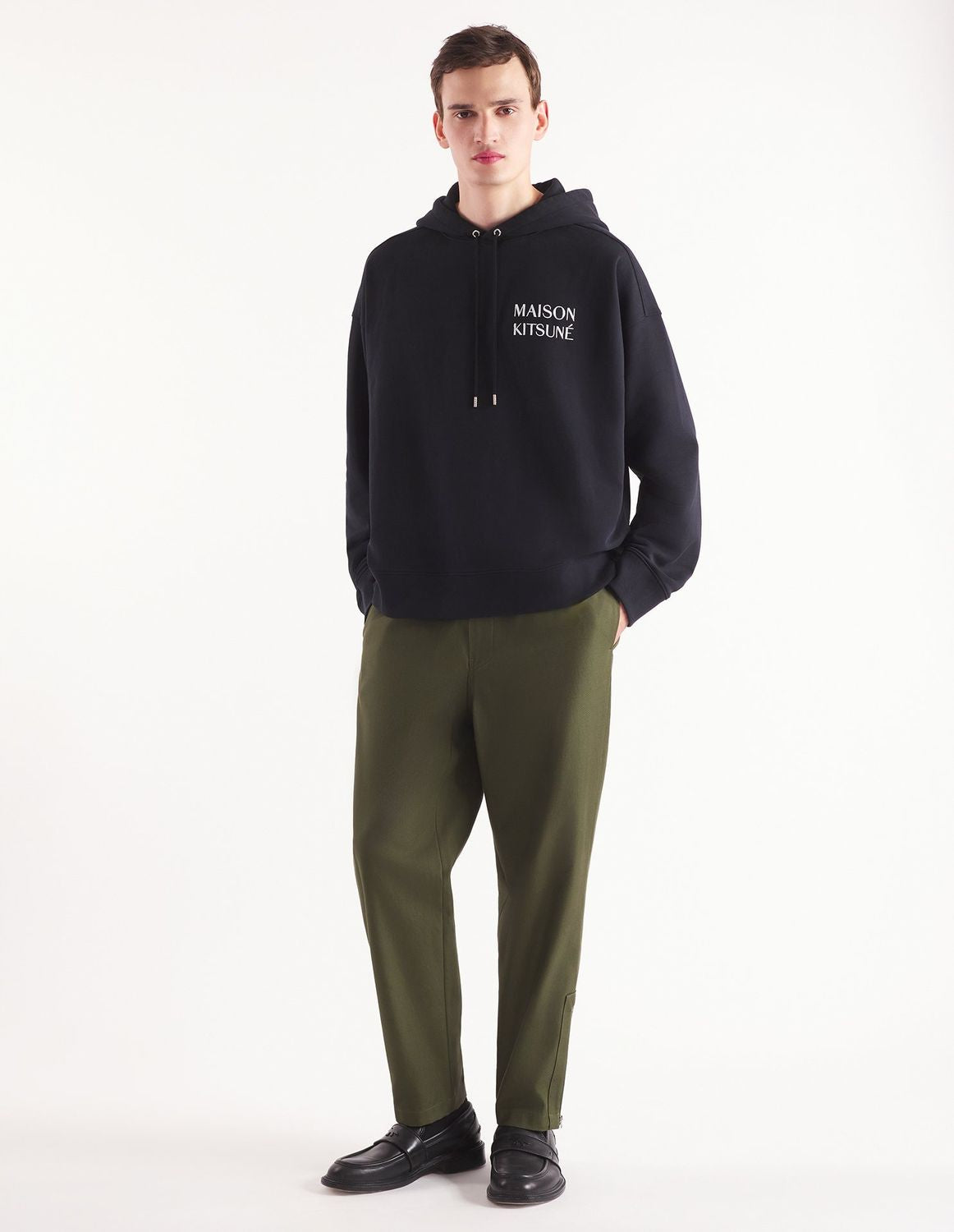 MAISON KITSUNÉ Oversized Waterfall Hoodie for Men