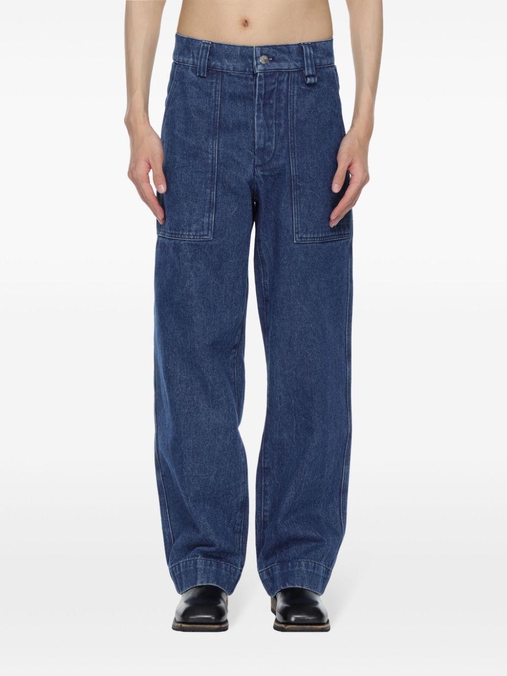 MAISON KITSUNÉ Men's Classic Workwear Pants