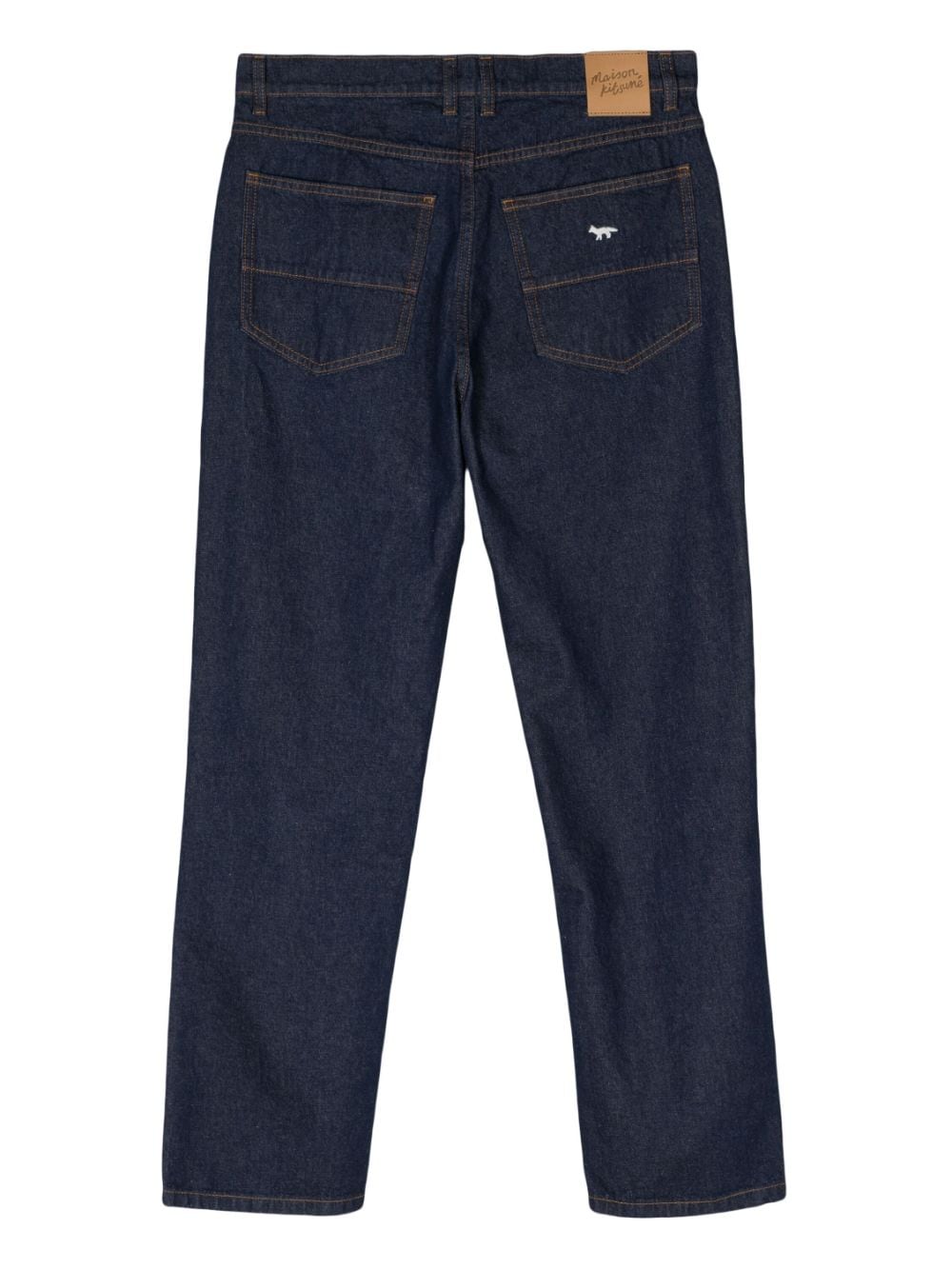 MAISON KITSUNÉ Straight Denim Jeans for Men
