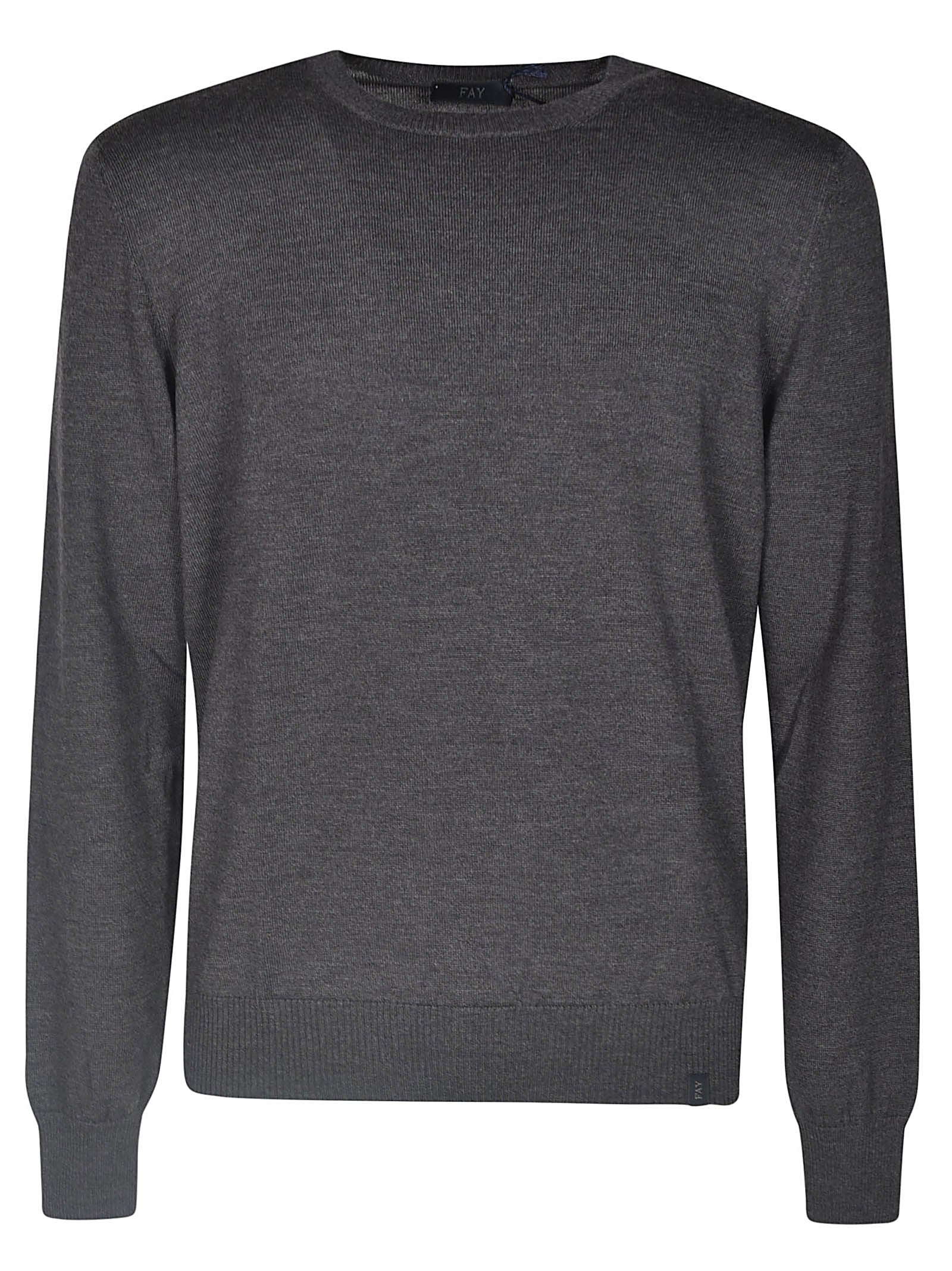 FAY Fine-Knit Crew-Neck Jumper for Men - Classic Fit