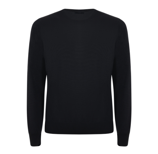 FAY Men's Wool Crew Neck Sweater